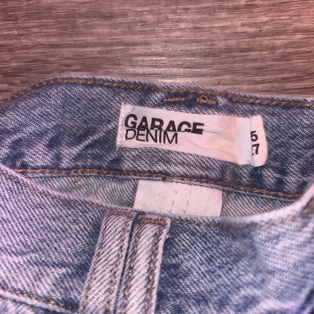 Garage Light Blue Straight Leg Jeans - Picture 2 of 6